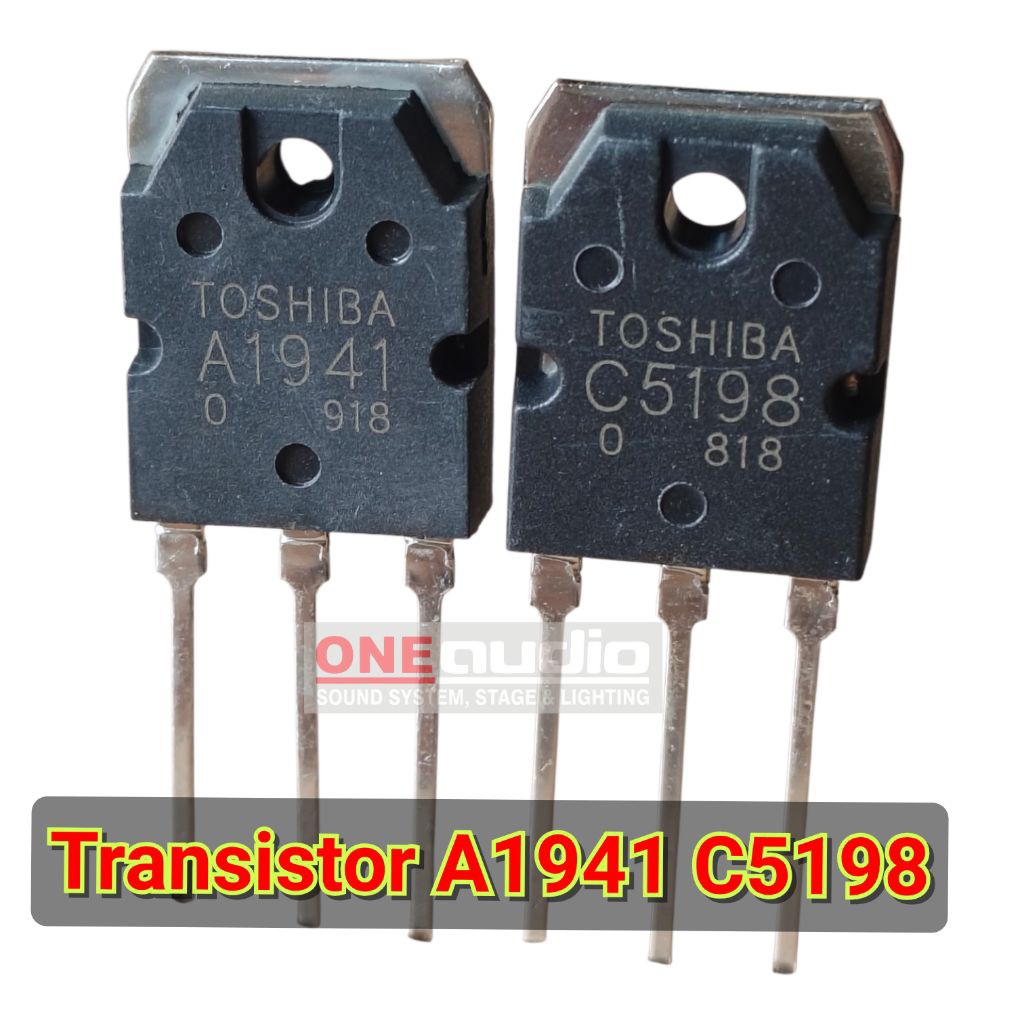 ทรานซิสเตอร์ ค5198 ก1941 ราคาต่อชุดคู่ของโตชิบา 5198 1941 ทรานซิสเตอร์