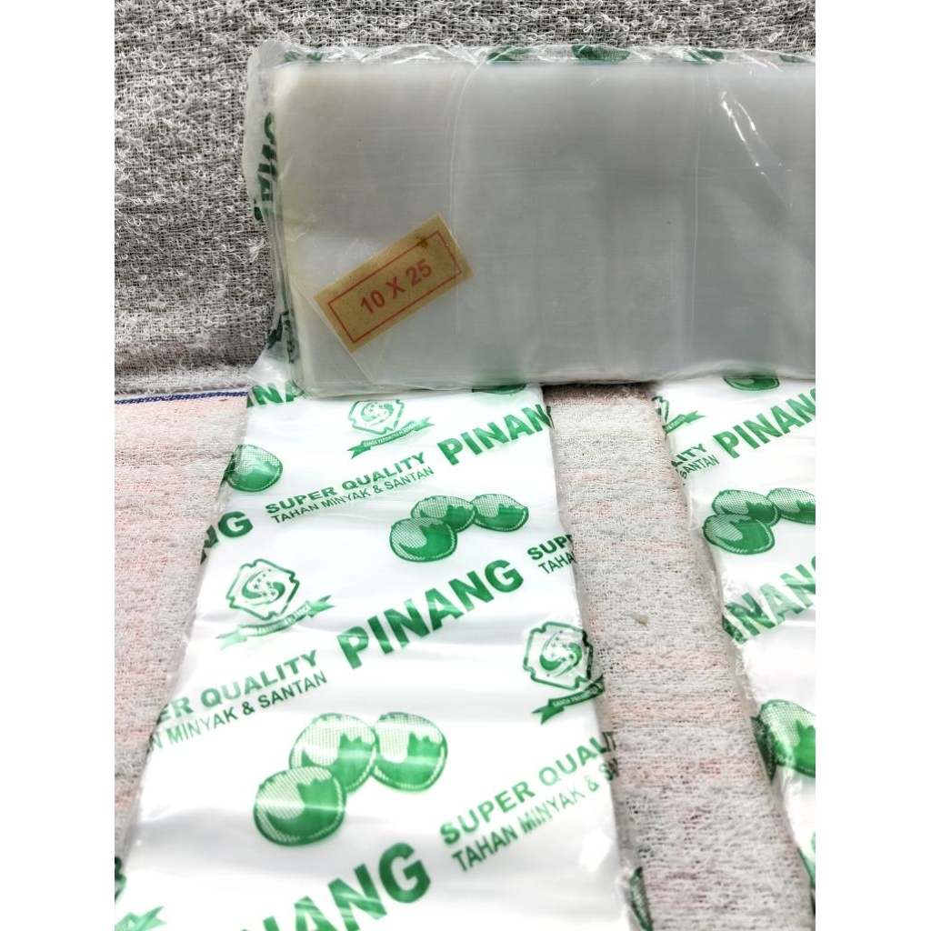 PE BAG/Plastic PE PINANG IJO 10x25 (1BKS)