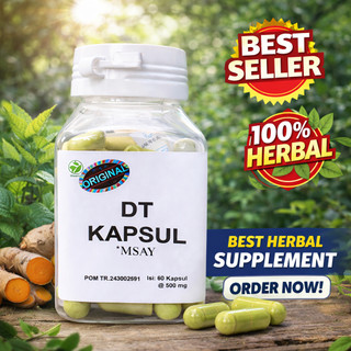 DT Kapsul Msay Original BPOM Isi 60 - pelangsing badan cepat dan ampuh bpom obat diet