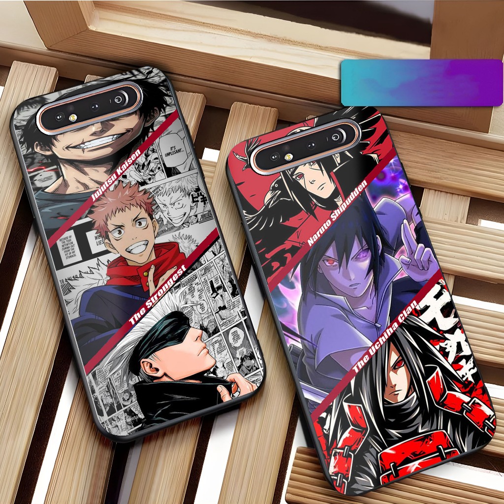 เคส HP Samsung A80 - N1 - [KK Motif No. 63] - Samsung A80 Fashion Softcase - Glossy Hardcase - Phone