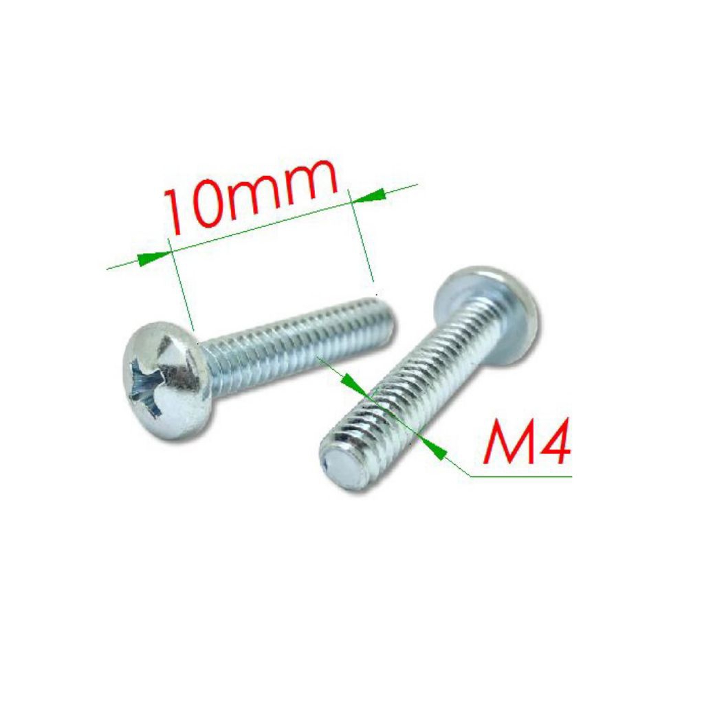 น็อต JP m4x10 100 ตัว