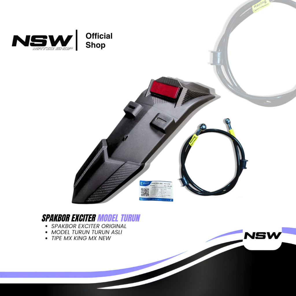 REAR FALCON EXCITER MX KING MODEL DOWN MUDGER Long Model Original MX KING V1 V2