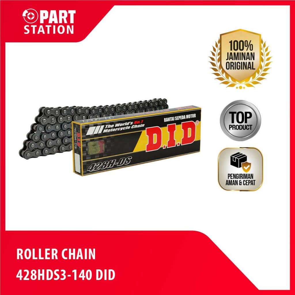 DID 428HDS3 140 Link Original Japan Motorcycle Chain