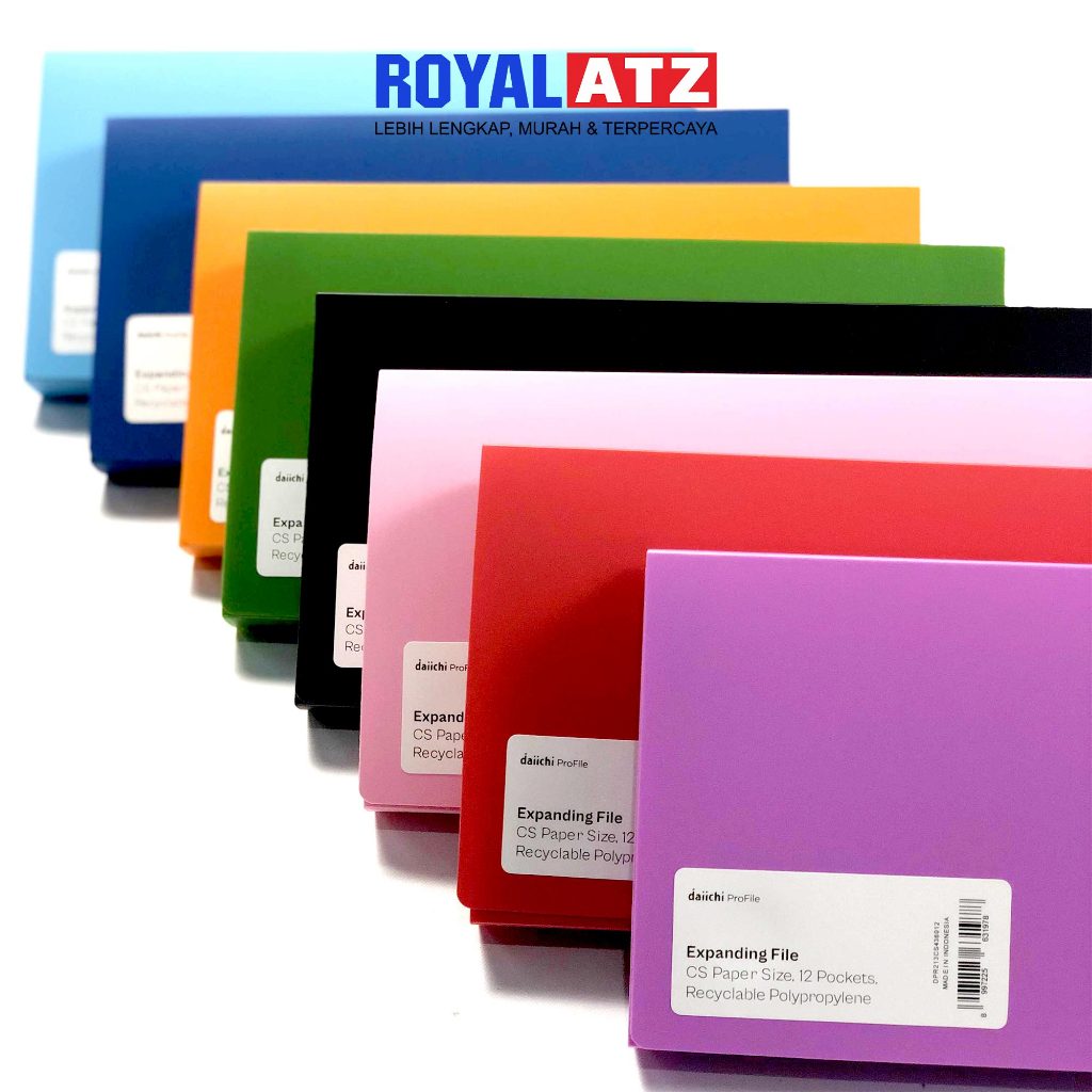 Daiichi Extended File CS Size 12 Pocket – Harmonica Folder Document Organizer Check & Giro