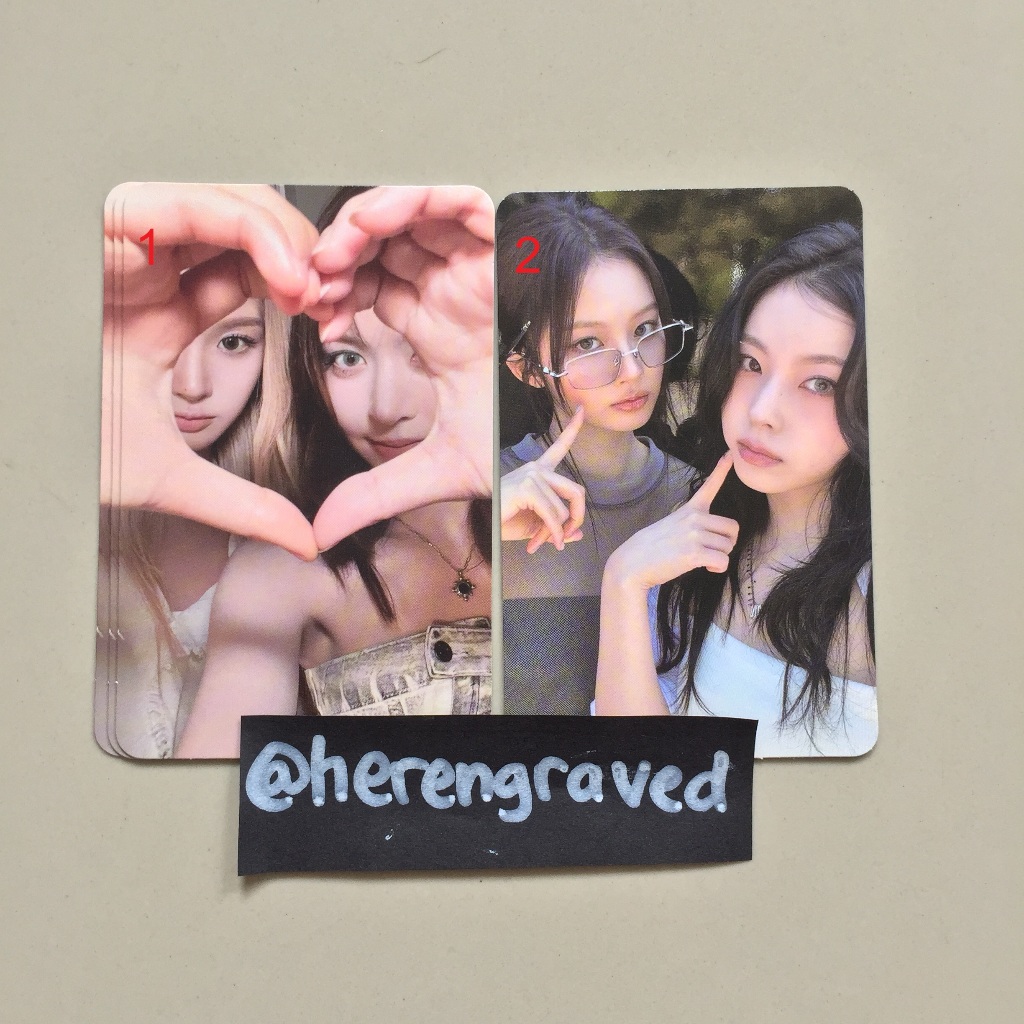 Photocard อย่างเป็นทางการ Nmixx Unit Lily-Sullyoon Sullyoon-Kyujin