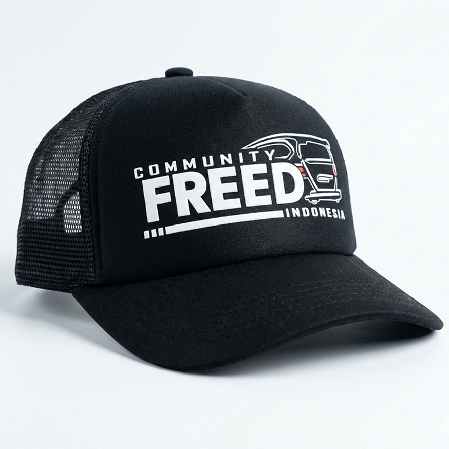 HONDA FREED - หมวก Trucker พิมพ์ลายผู้ใหญ่ Unisex - หมวกตาข่ายสามารถปรับแต่งโลโก้แต่ละชิ้นได้