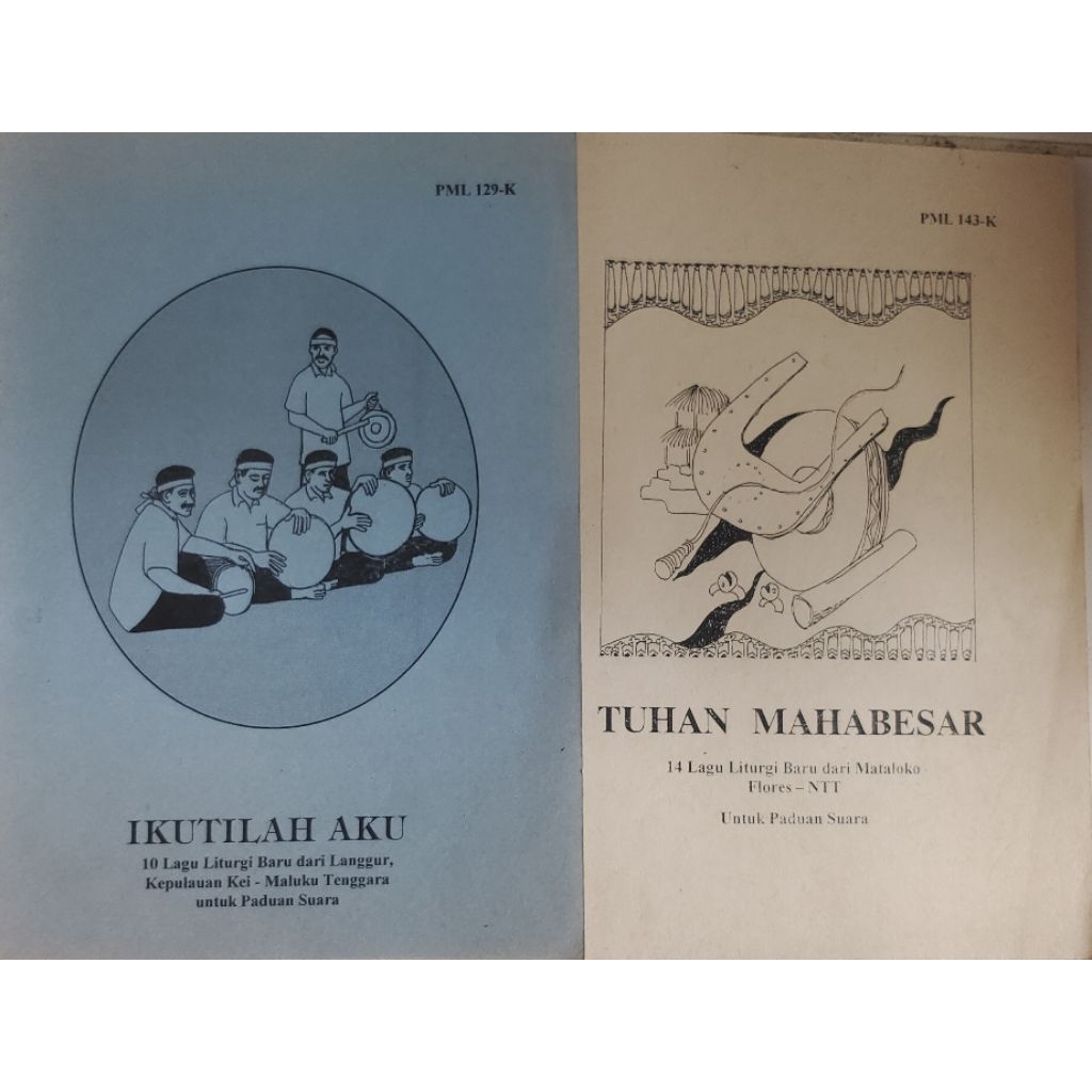 ใหม่ LITURGI SONG BOOK สําหรับเสียงที่ใช้แล้วดั้งเดิม