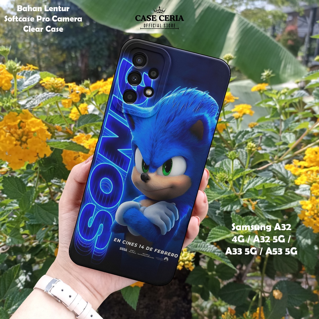 เคส HP สําหรับ Samsung A32 4G / A33 5G / A53 5G – S0nic Motif เคสโทรศัพท์ - Pro Camera Softcase - ซิ