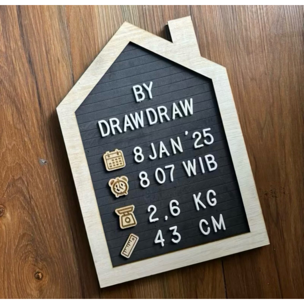 DRAWDRAW | Homey Letter Board เท่านั้น Board
