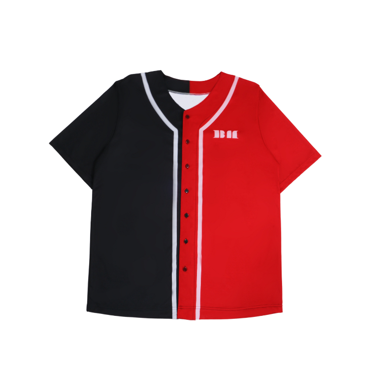MISTIC HALF BASEBALL เสื้อโอเวอร์ไซส์ | 777 Studio Oversize Jersey