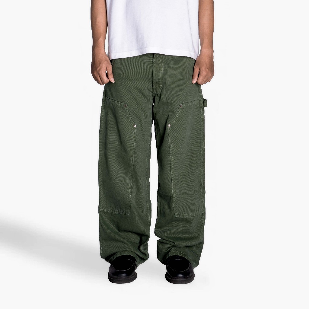 Exhale Apparel Longpants Carpenter 7S กางเกงยีนส์สีเขียว