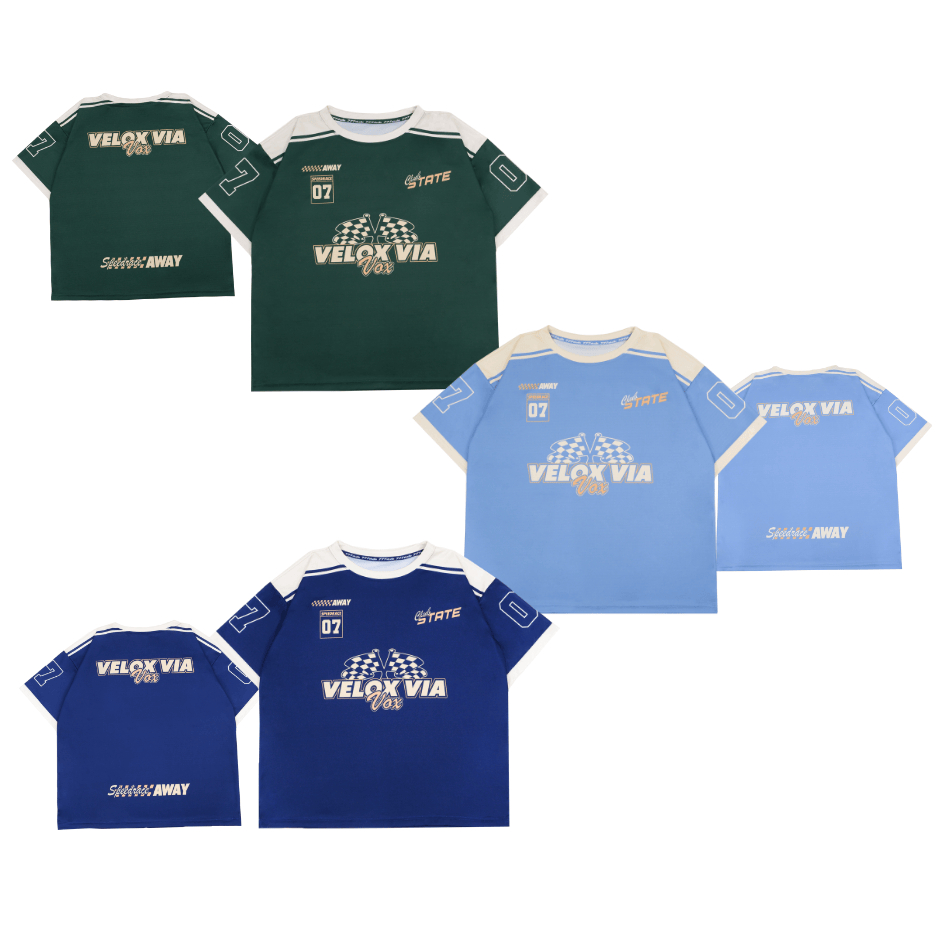 VELOXIA Oversize Jersey - ตัวเลือก 3 สี | 777 Studio Oversize Jersey