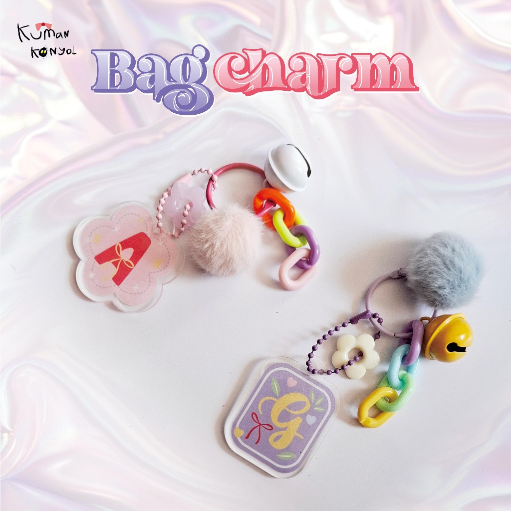 พวงกุญแจ INITIAL - ALPHABET BAGCHARM INITIAL