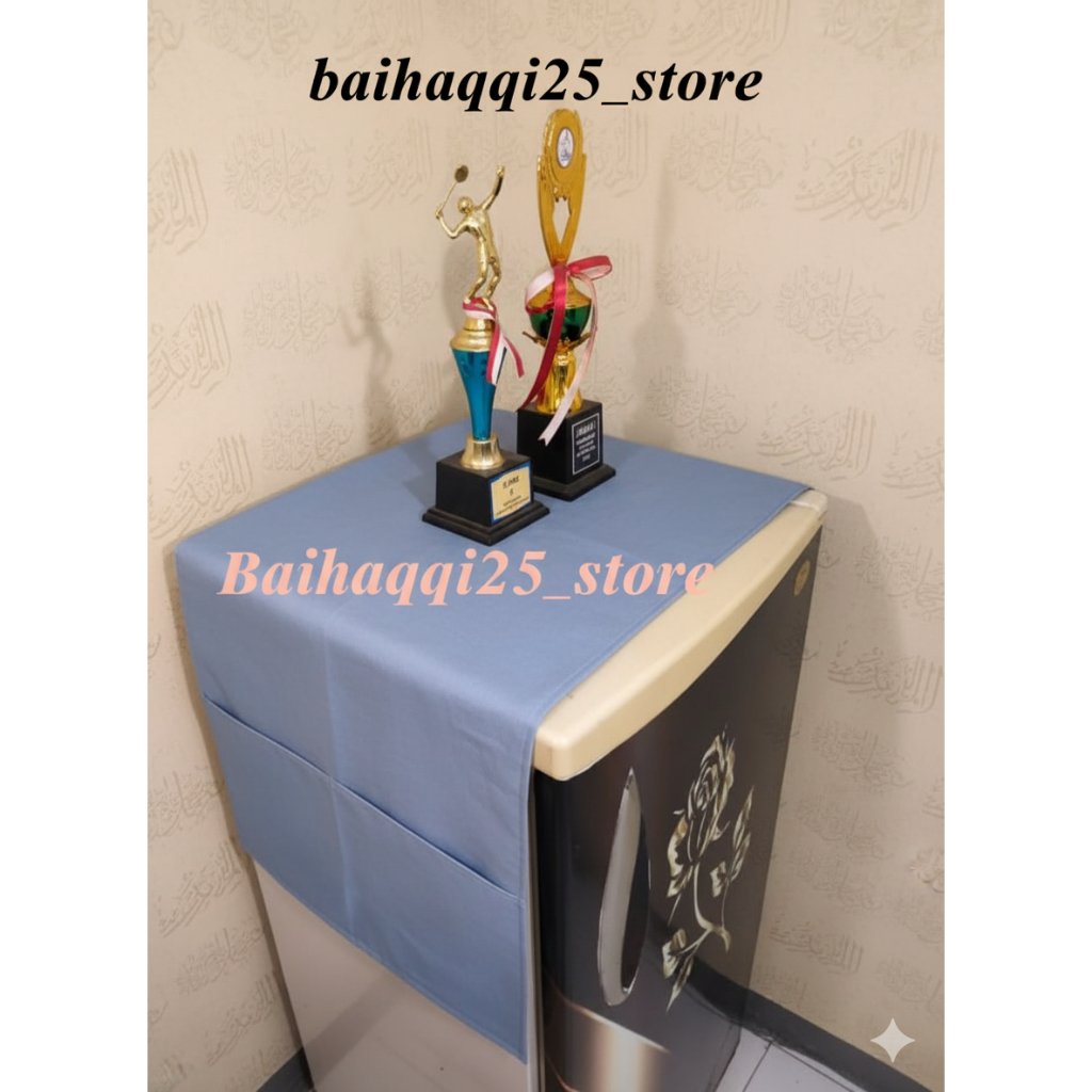 DENIM FRIDGE Cover / UK 115 X 47 / 1-2 ประตูผ้าคลุมตู้เย็น