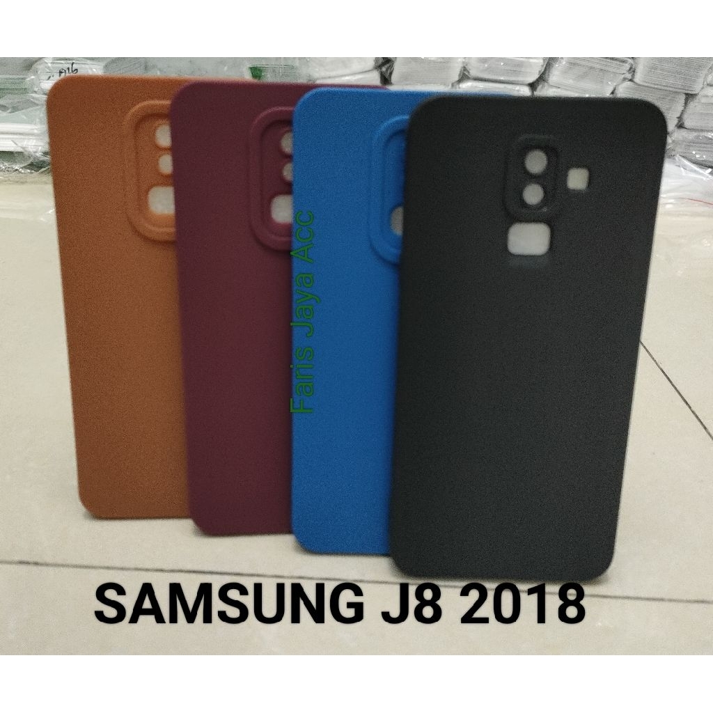 Softcase Pro Camera Samsung J8 2018 Candy Case full Color 3D Silicone TPU