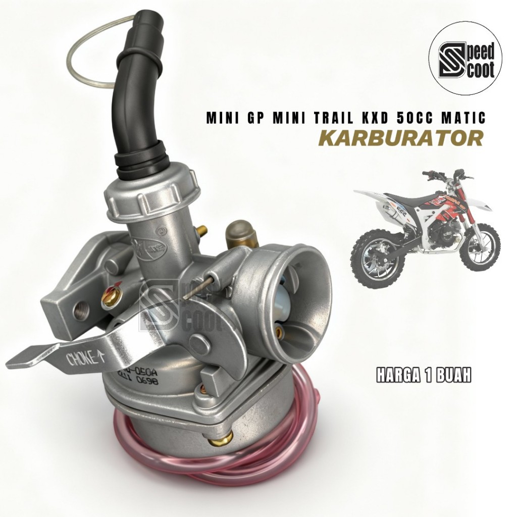 MESIN Mini GP Trail KXD คาร์บูเรเตอร์ 4-Stroke 50cc เครื่องยนต์อัตโนมัติ