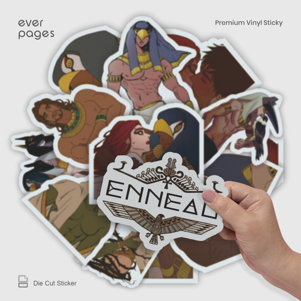 (25 ชิ้น) สติ๊กเกอร์กันน้ํา Manhwa Ennead - แล็ปท็อป, HP, Tumblr