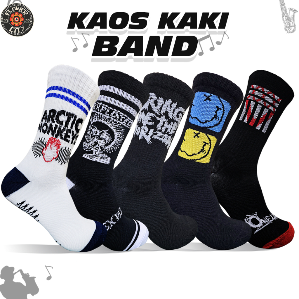 Gigs Socks - Music & Band Socks - Flower.City