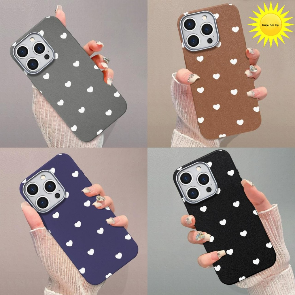 Love Heart เคสโทรศัพท์หนังสําหรับ Itel A70 Itel S23 Itel S23 Plus Itel S25 Itel S25 Ultra -Bcc