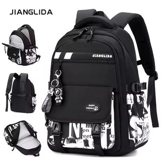 TAS SEKOLAH JIANGLIDA FASHION KEKINIAN ANAK COWOK SD SMP BACKPACK ALAH KOREA LAKI LAKI MODEL TERBARU KEKINIAN 2025