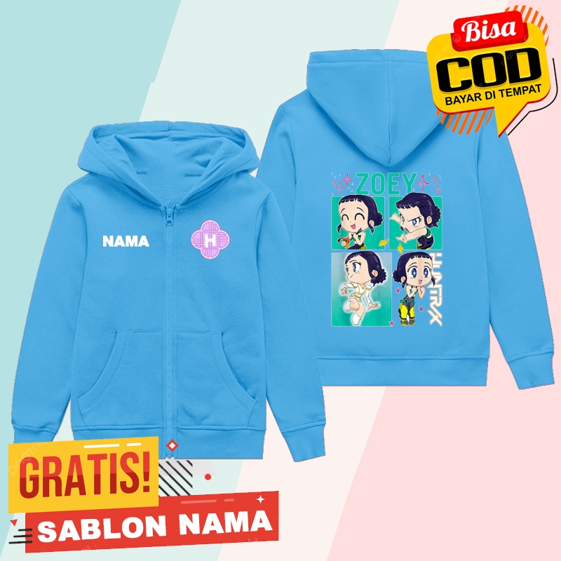 ซิปเด็ก Huntrix Kpop Demon Hunters Zoey / Boys & Girls Jacket Huntrix Kpop Demon Hunters Zoey