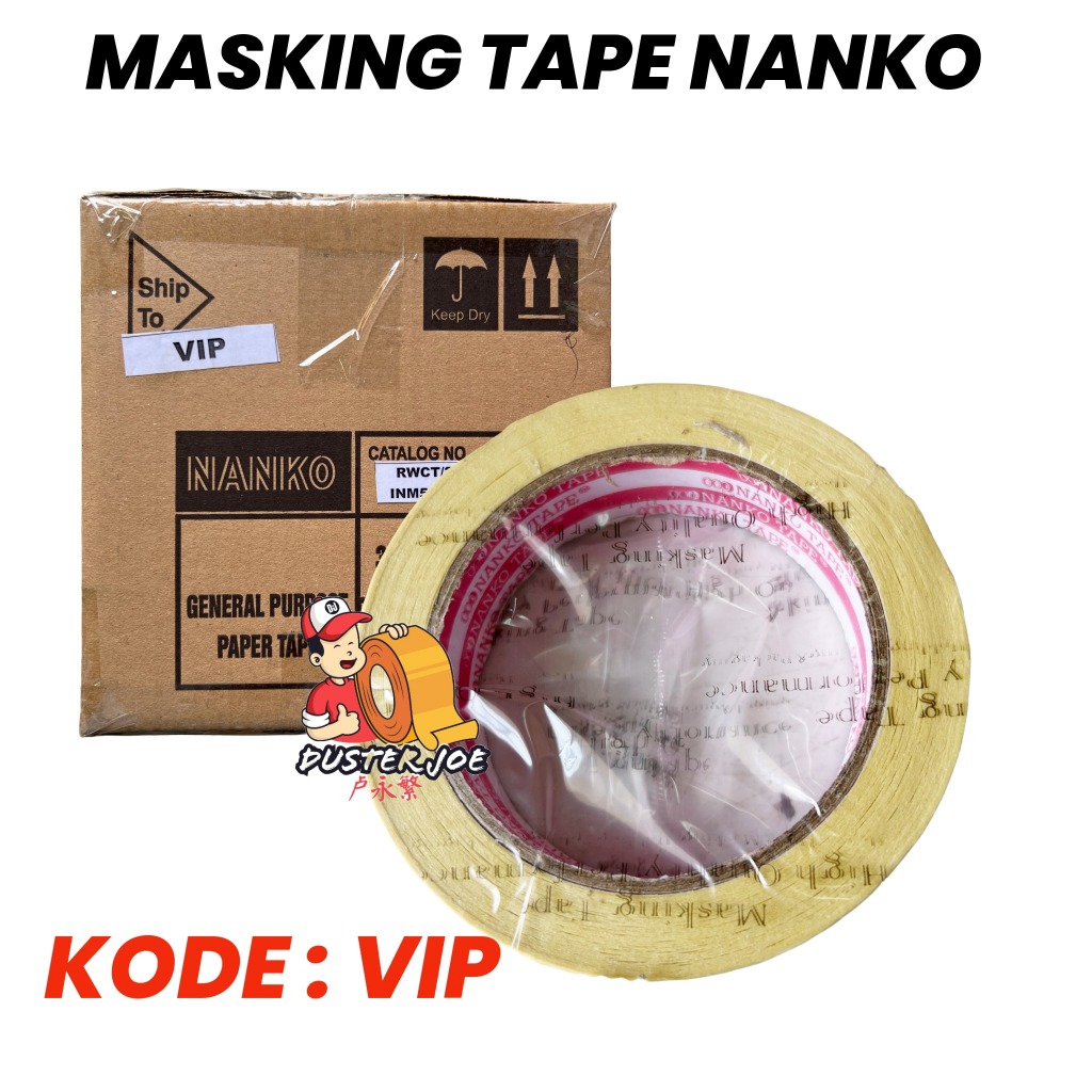 Nanko paper Tape 1 นิ้ว 24mm 35M VIP/ Masking Tape VIP PER 1 ROLL