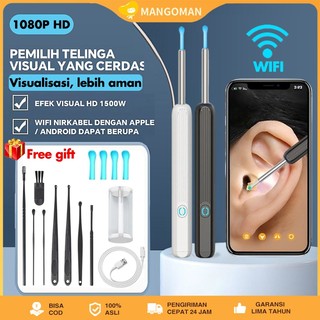 COD Ready korek HD kuping kamera LED smart Pembersih Telinga kamera kuping led korek kuping bayi alat pembersih telinga WIFI korek kuping waterproof earpick Pembersih Telinga Kamera | Korek Kuping Kamera Endoskopi Endoscope LED smart korek kuping telinga