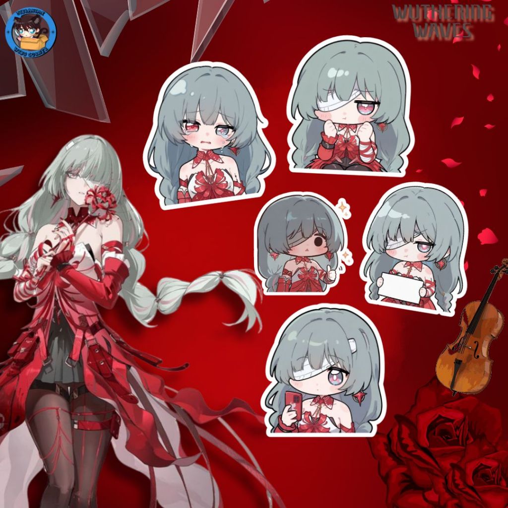 GANTUNGAN PHROLOVA WUTHERING WAVES พวงกุญแจอะคริลิก / PHAROLOVA WUTHERING WAVES สายรัดโทรศัพท์