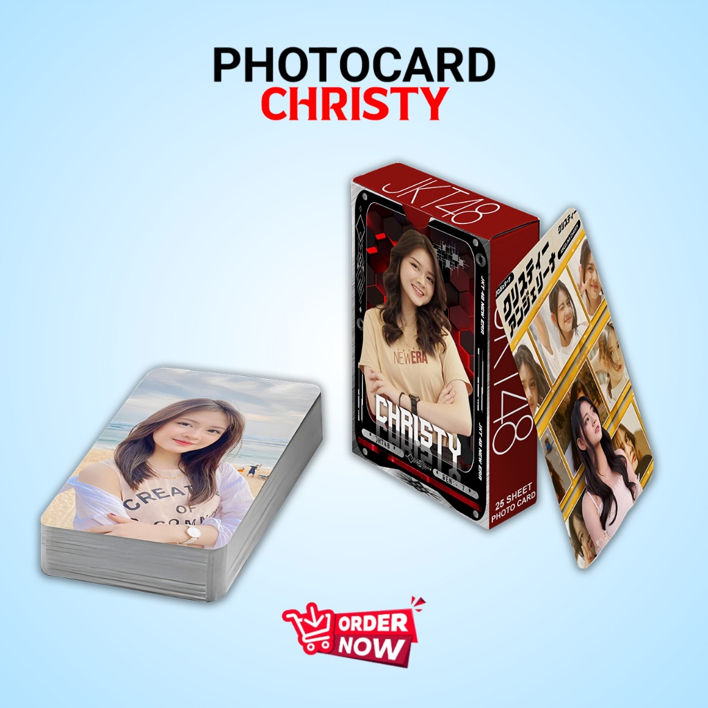 CHRISTY MEMBER JKT48 PREMIUM PHOTOCARD SET ฟรีกล่อง