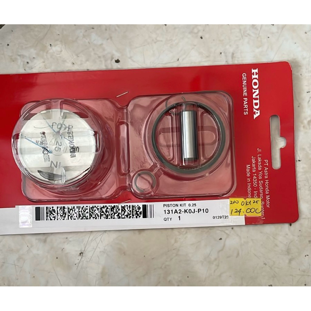 131A2-K0J-P00 PISTON KIT PISTON PACKAGE OS 25 GENIO HGP AHM ORIGINAL 131A2K0JP00