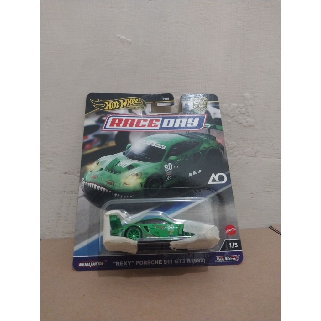 HIJAU Hotwheels Porsche 911 Rexy Green