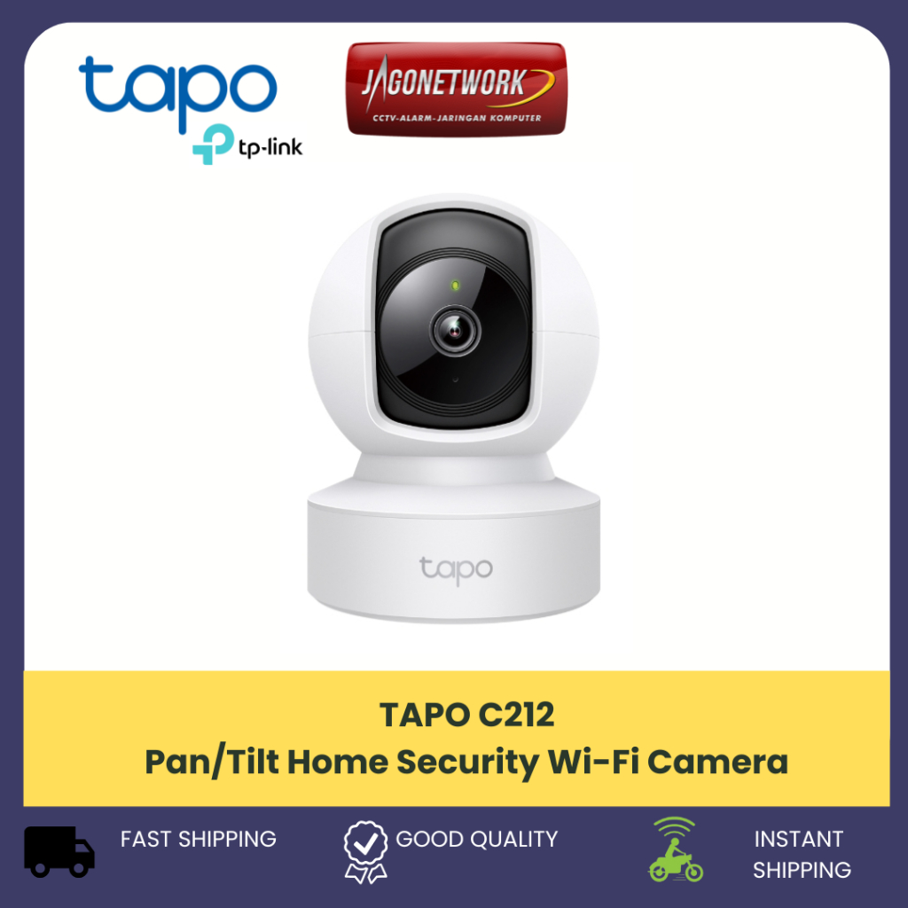 TP-LINK Tapo C212 กล้อง Wi-Fi 360o Pan/Tilt