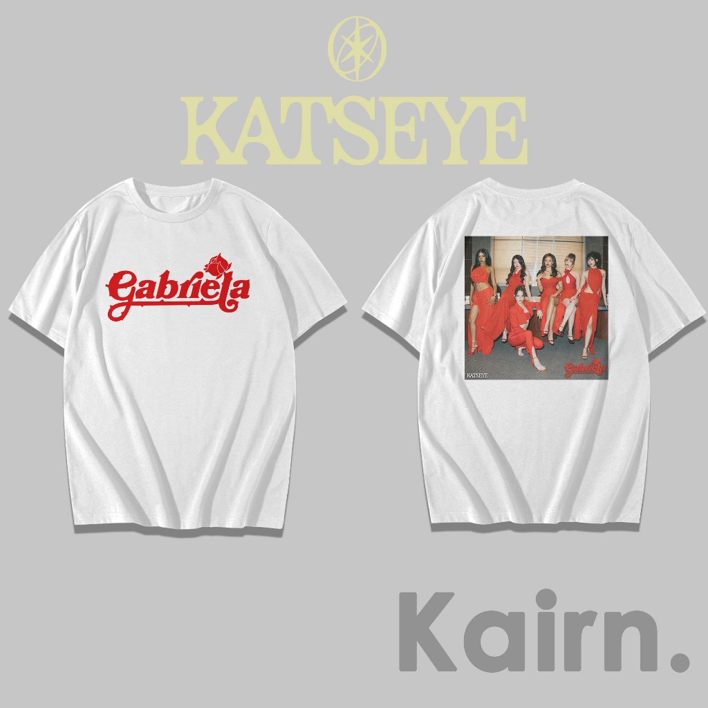 KAIRN - เสื้อยืด GABRIELLE KATSEYE / เสื้อยืด KATSEYE / KATSEYE TSHIRT / FANSMERCH