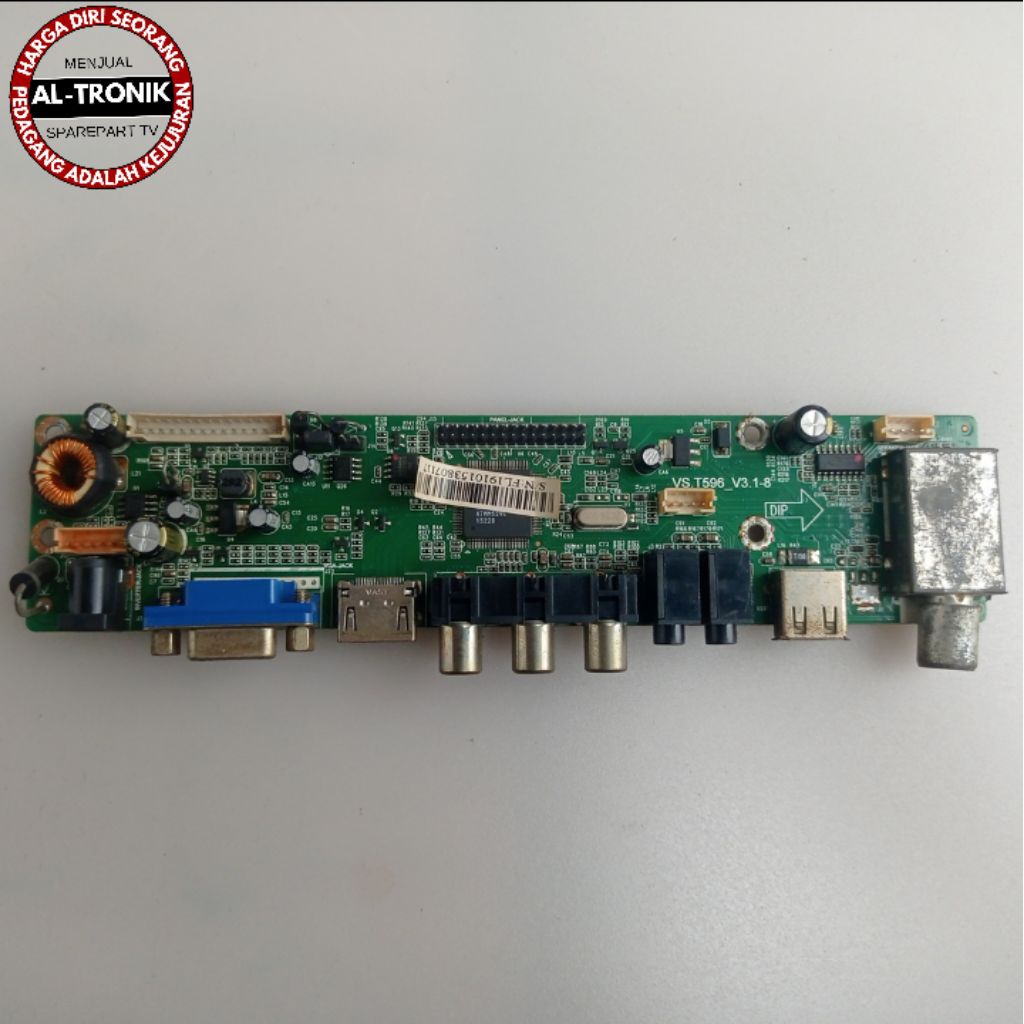 ICHIKO 19 INCH LED TV MAINBOARD MB MODULE MAIN BOARD VS.T596_V3.1-8
