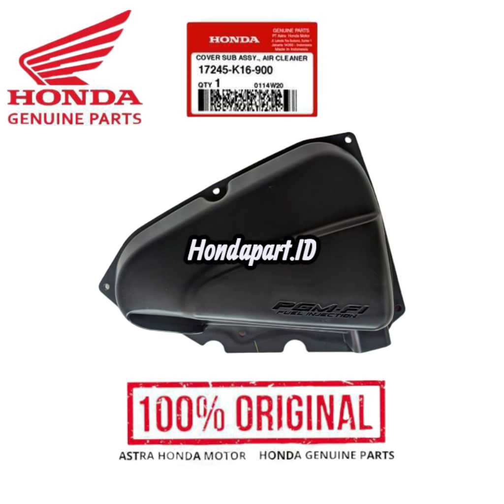 17245-K16-900 ฝาครอบกรองอากาศสําหรับ Beat Fi Scoopy Fi Vario 110 Fi Noisy Starter Original AMM