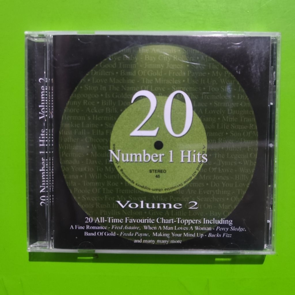 ซีดีต้นฉบับ 20 NUMBER 1 HITS เล่ม 2