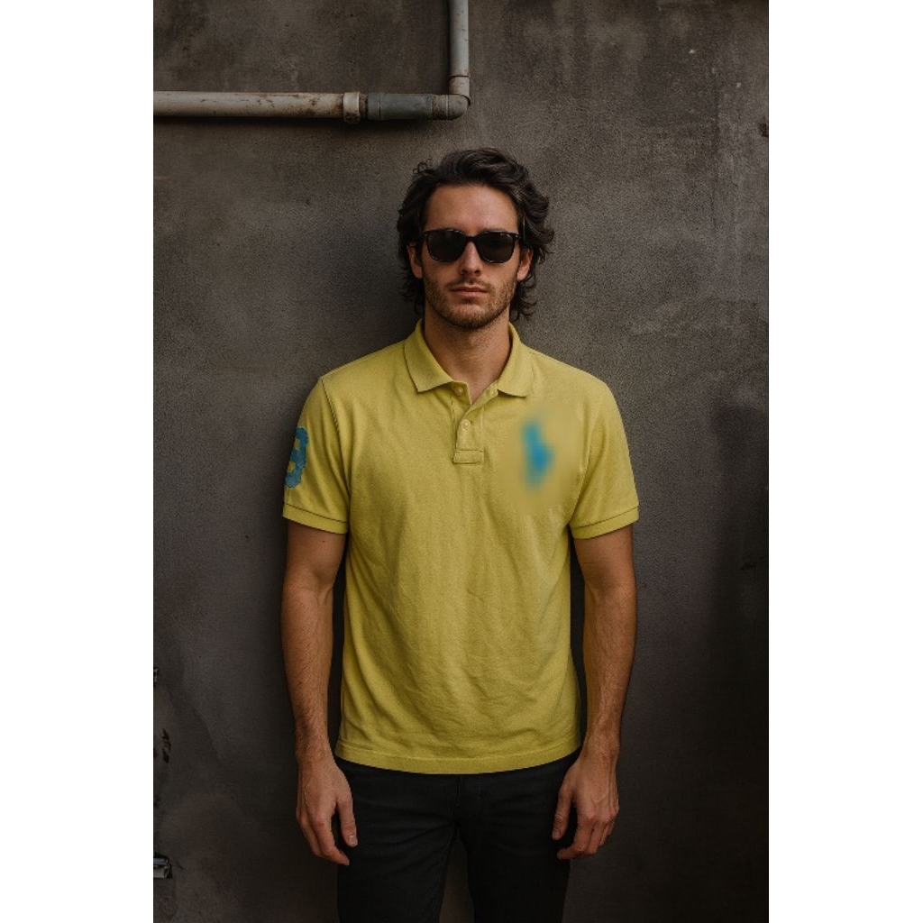 (Vtg) เสื้อโปโล P0L0 R**PH L**REN O1 ไซส์ ใส่ M (P69 x L50)