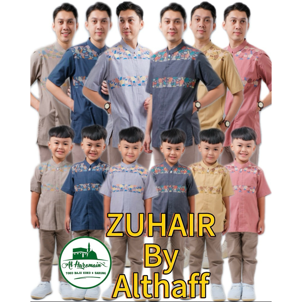 -Alharomain Prong- koko ALTHAFF ZUHAIR series koko คู่พ่อและลูกชาย koko sarimbit koko ชุด koko premi