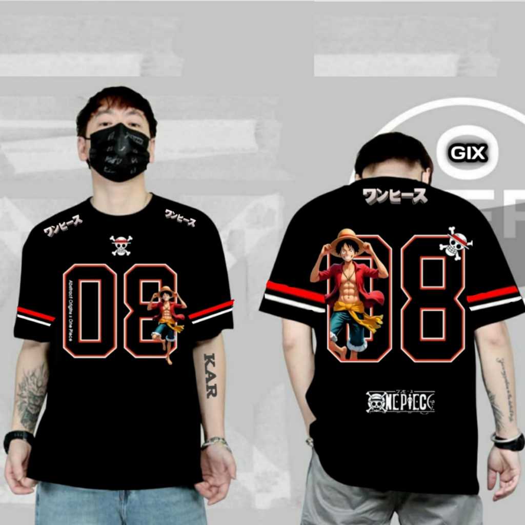 KAR DISTRO / เสื้อยืด LUFFY ใหม่ล่าสุด / เสื้อยืด ONE PIECE / เสื้อผ้า LUFFY