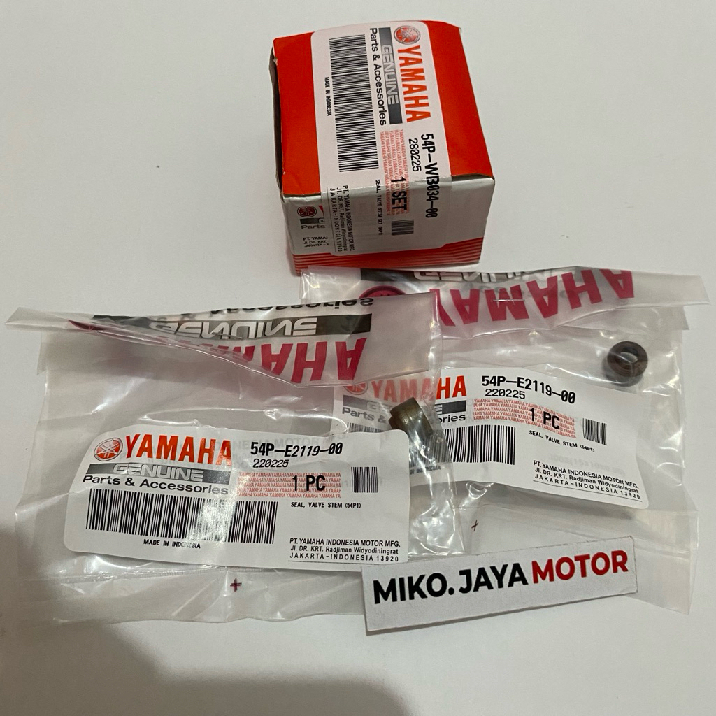 ซีลวาล์ว 1 ชุด MIO J MIO M3 NMAX AEROX ORIGINAL YAMAHA 54P-E2119-00