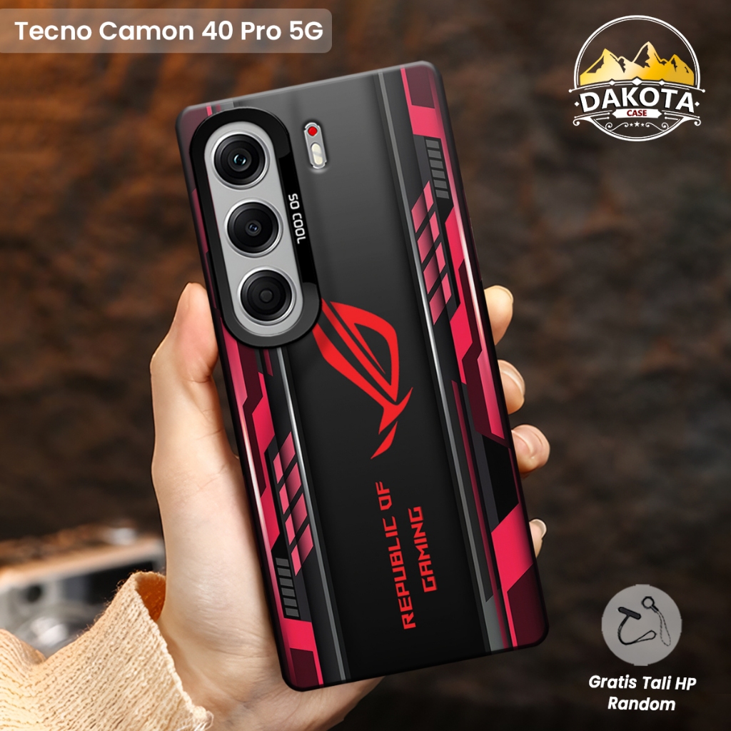 เคส IMD Tecno Camon 40 4G / Camon 40 Pro 5G Motif ROG | Softcase Accessories IMD Hybrid Premium Tecn