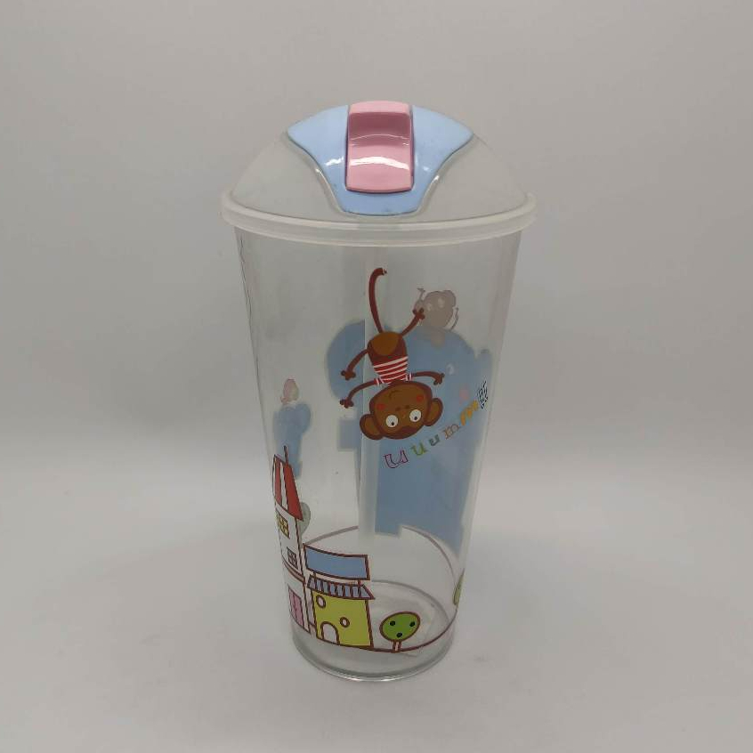 AKA Plastics แก้วใส/Tumbler พร้อมหลอดเปิด-ปิด