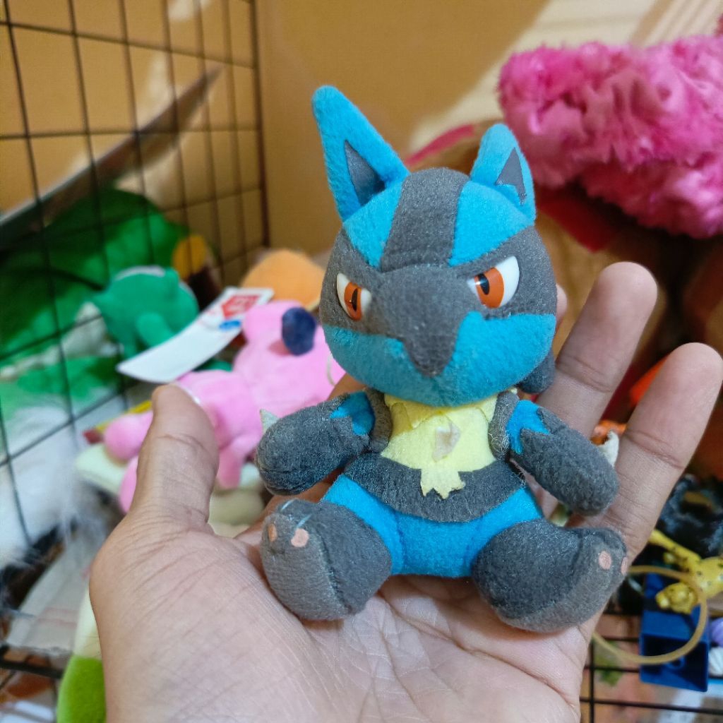 MATA Rare Item Lucario Bandai Hard Eye Vintage / พวงกุญแจ Lucario