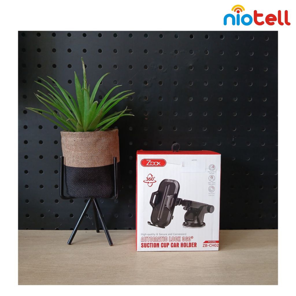 ZBOX ZB-CH02 ที่วางโทรศัพท์ในรถยนต์ ล็อคอัตโนมัติ 360°