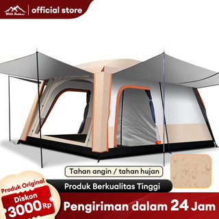 WTHB Outdoor Tenda camping outdoor 8-12 orang  Tenda  waterproof and windproof Tenda Pertemuan Keluarga Tenda Besar outdoor tenda Portable
