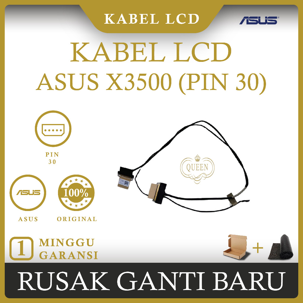 FLEXIBLE สายแล็ปท็อป LCD ASUS X3500PH K3500P M3500Q