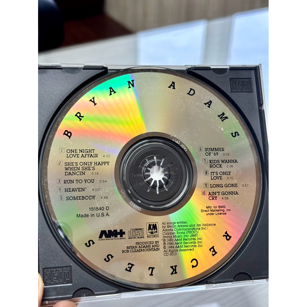 ซีดีเพลง Bryan Adams
