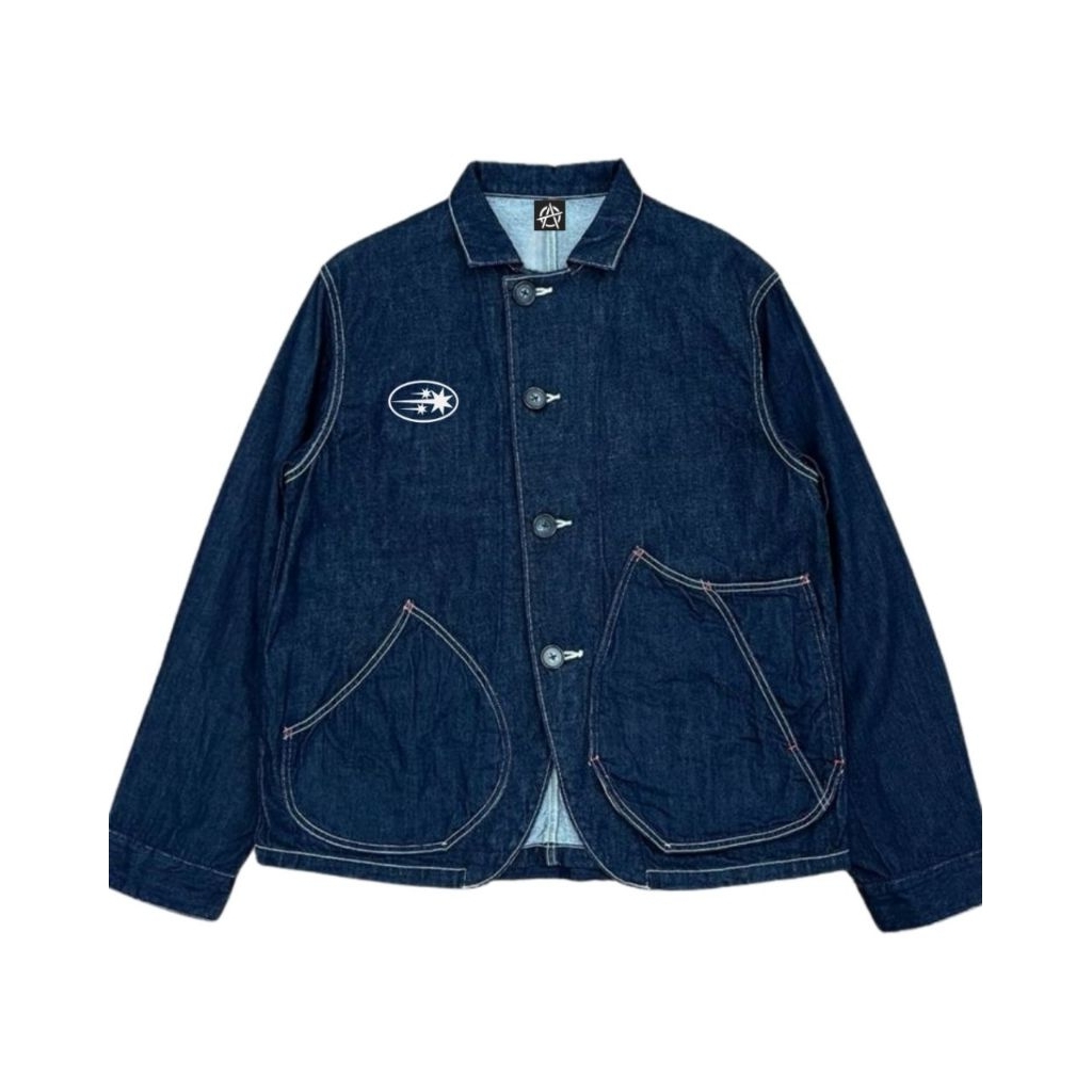PERSONALITY Jacket Denim Blue เสื้อผ้าผู้ชายผู้ใหญ่
