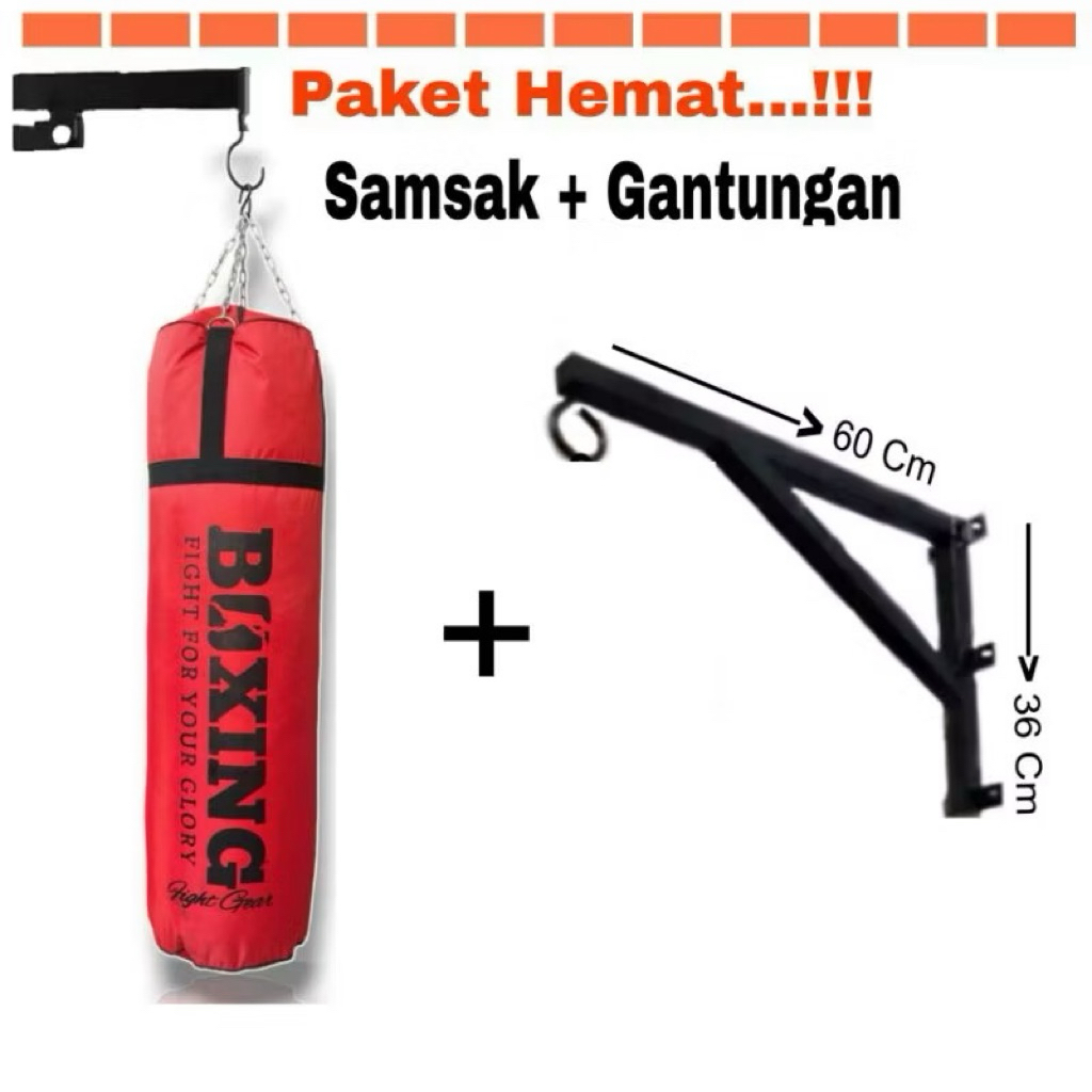 GANTUNGAN MMA Muaythai Punching Bag - Plus + Bracket หรือ Original Boxing Punching Bag Hanger