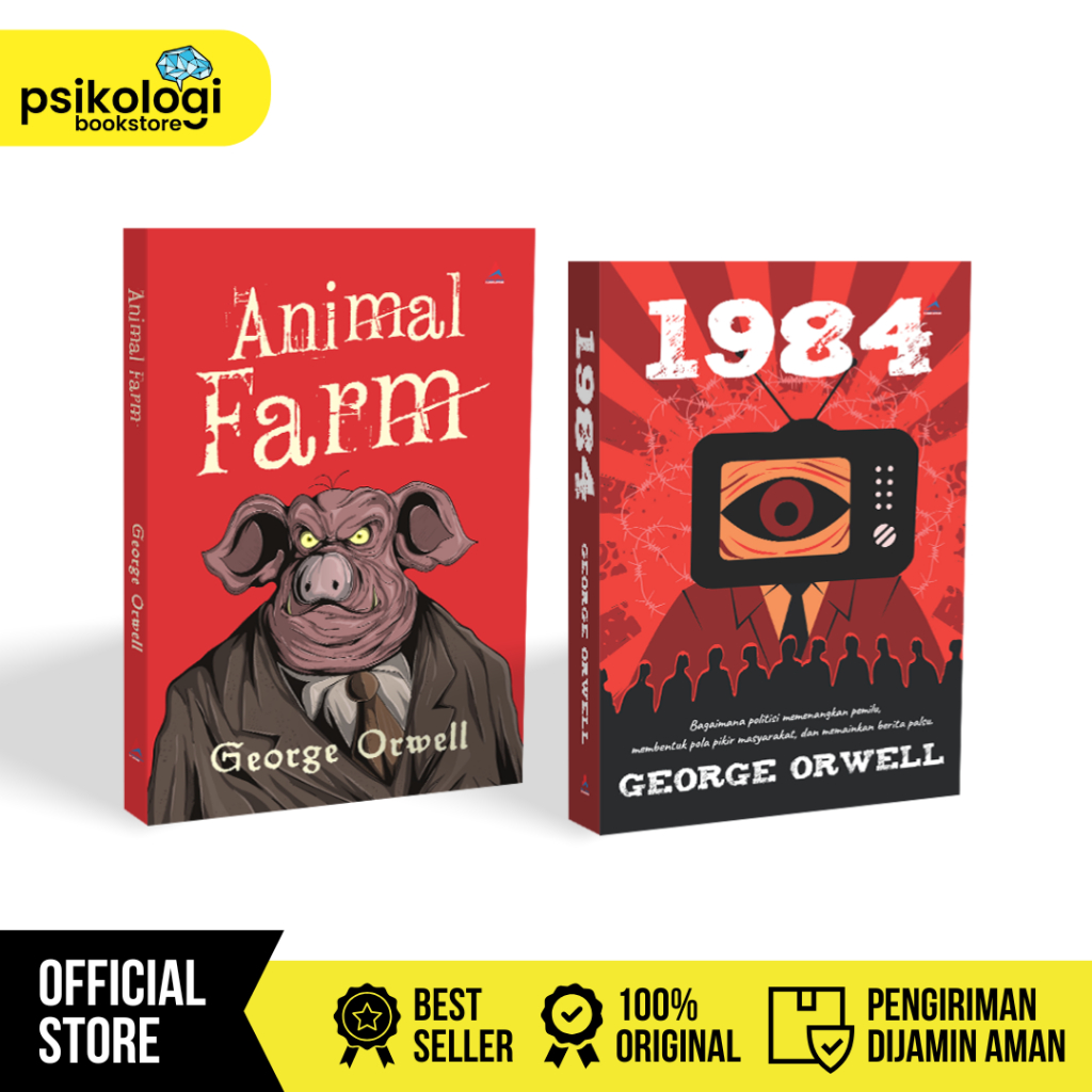 รุ่น Bundling Orwell พิเศษ 1984 & Animal Farm - ร้านหนังสือจิตวิทยา